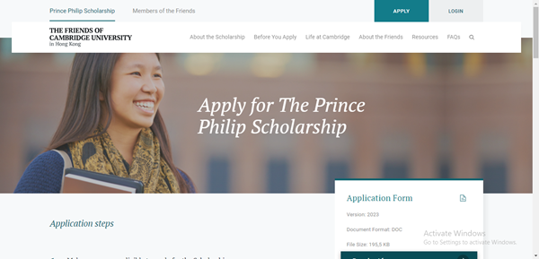 Prince Philip Scholarship